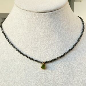 Guanabana Handmade Necklace in Labradorite